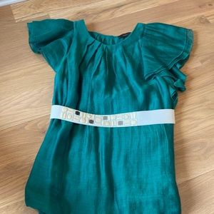 BCBG ruffle sleeve top